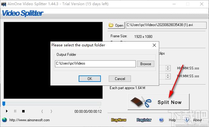 AimOne Video Splitter下载,视频分割工具,视频处理,视频分割,视频剪切